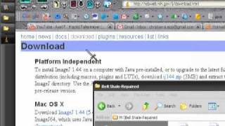 ImageJ Tutorial ImageJ Tutorial