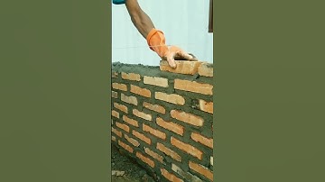Red Brick Wall Installation – Strong and Neat Finish