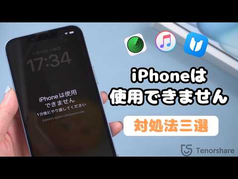 2024年】「iPhoneは使用できません」と表示された場合の対処法三