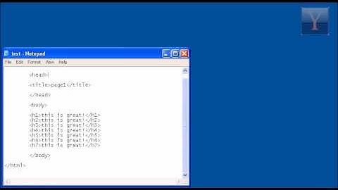 HTML TUTORIAL - title tag and header tag - Lesson 3