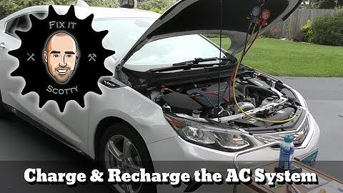 Chevy Volt Gen2, Charge and Recharge the AC system, P0534 error code