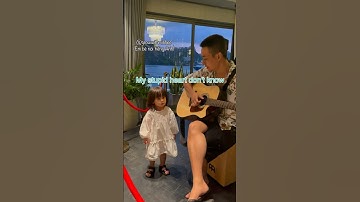 MinHee và bài hát “My stupid heart” 💔 | growwithminhee | Em bé nói tiếng Anh MinHee | #Shorts