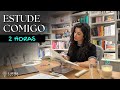 Estude comigo em TEMPO REAL (2 horas) #175 | Study with me | Laura Amorim