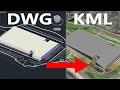 Создание KML файла из DWG