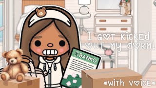 I Got Kicked Out My Dorm! *MOVING OUT* || *With Voice * || Toca Life World Roleplay