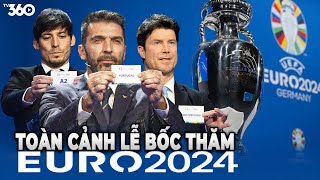 TOÀN CẢNH LỄ BỐC THĂM UEFA VCK EURO 2024: XÁC ĐỊNH BẢNG 