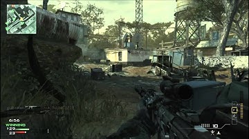 Modern Warfare 3: AS50 ACOG Sniper Gameplay Commentary