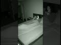 I pulled the covers and found a "GLITCH". 🙀🚫 #Doppelgänger #Mimic #Horror #Cat