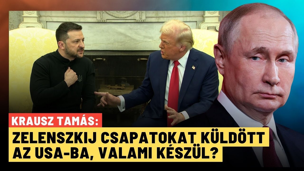 Oroszország és Ukrajna döntő lépésre készül: Zelenszkij csapatokat küldött az USA-ba - Krausz Tamás