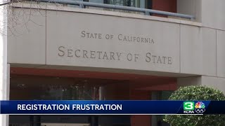 Voter registration at california dmv continues to see issues