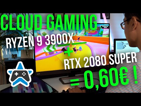 MAXIMUM SETTINGS : Ryzen 9 3900X + RTX 2080 SUPER = 60 CENTIMES | CLOUD GAMING PAS CHER & PERFORMANT