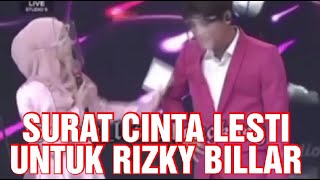BAPER!!!Surat Cinta Lesti Untuk Rizky Billar