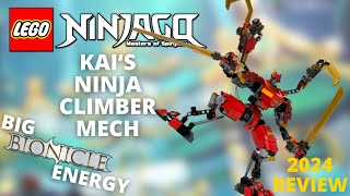 Is This the BEST new Ninjago Mech?! Kai's Ninja Climber Mech: LEGO Ninjago 2024 Review