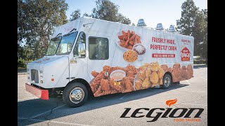 Krispy Krunchy Chicken Custom Food Truck | Legion Fodd Trucks | Food Truck Manufacturer in LA