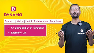 Grade 11 || Math || Unit 1 || Part 16 || 1.4 Composition of Functions & Exercise 1.20