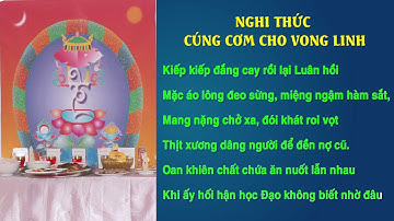 Nghi Thức Cúng Cơm Cho Vong Linh
