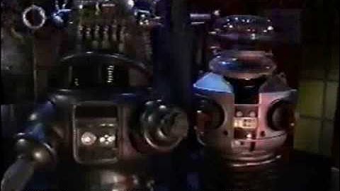 Several RARE LOST IN SPACE ROBOT B9 and ROBBY THE ROBOT TV Commercials  (Part 1)