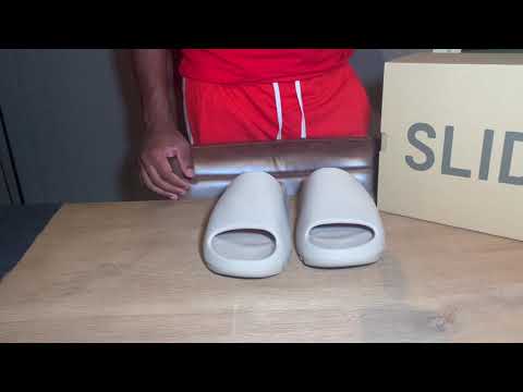 Adidas Yeezy Slide Pure unboxing first look