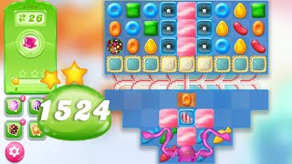 Candy Crush Jelly Saga Level 1524 || 2 Stars 🌟🌟 screenshot 4