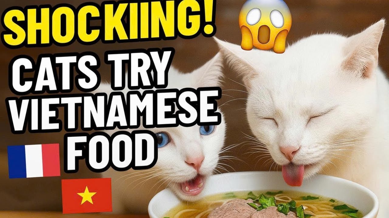 The Can’t Handle These French Cats Eating Vietnamese Street