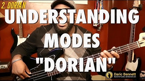 UNDERSTANDING DORIAN MODE | Bass tips ~ Daric Bennett