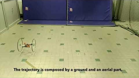 Air-ground path tracking using a hybrid vehicle