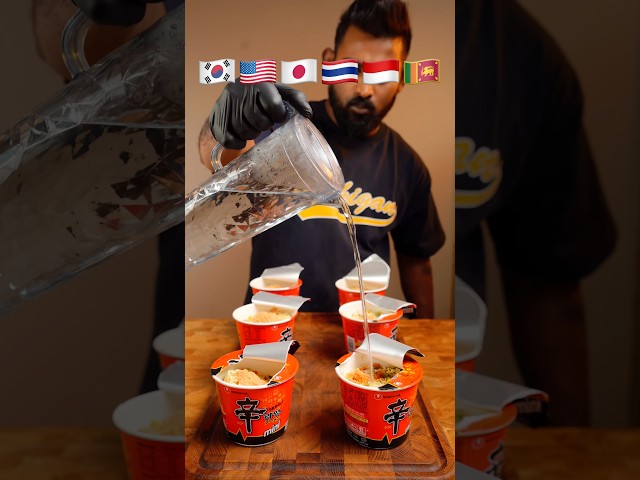 Spicy Ramen tasting comparison