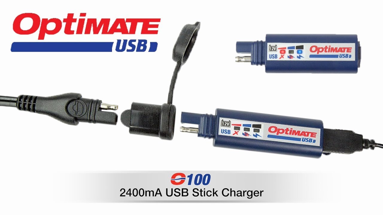 CHARGEUR USB UNNIVERSEL OPTIMATE TECMATE O100