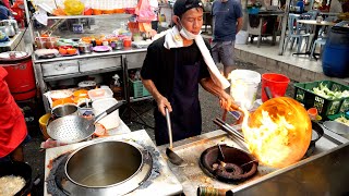 ทำอาหารใน 60 วินาที! ทักษะหลักของ Street Wok ที่น่าทึ่ง!  | อาหารข้างถนนของมาเลเซีย