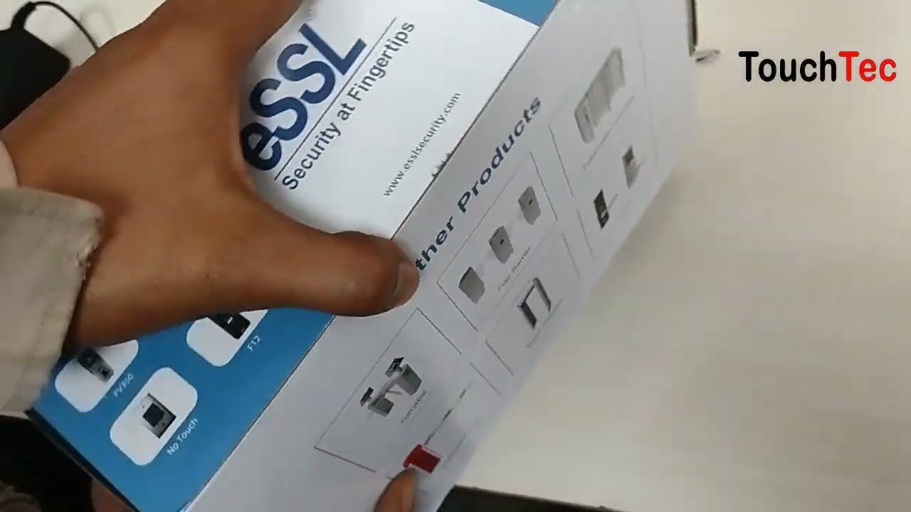 eSSL AiFace-Mars Face recognition attendance & access control system unboxing details.