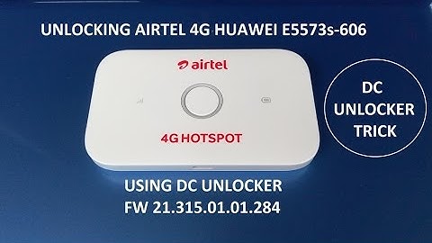 UNLOCK New Version (21.315.01.01.284) Huawei E5573s-606 -DC UNLOCKER TRICK