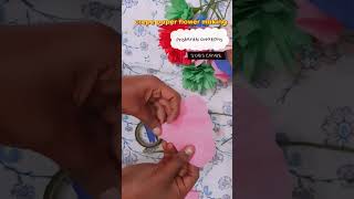 Amazing flower tricks using paper/simple and easy paper flower/how to make paper flower/paper flower