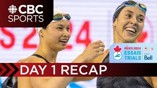 Olympic chances improved and world records set on 1st day at Canadian swim trials | CBC Sports