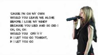 Avril Lavigne - Let Go Lyrics Bside chords