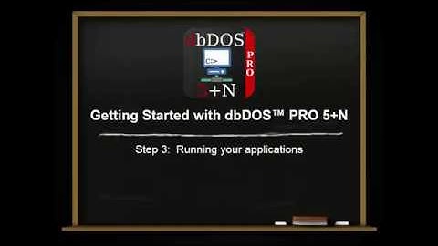 dbDOS Pro 5+N Step #3