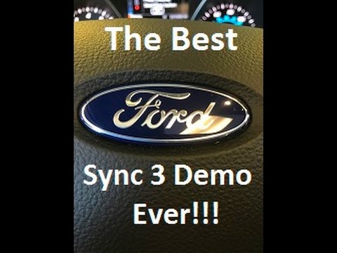 Ford Sync 3 Demonstration - YouTube