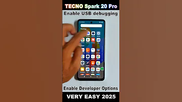 How To Enable Developer Options In TECNO Spark 20 Pro Open Advanced Settings 2025 Smartphone 