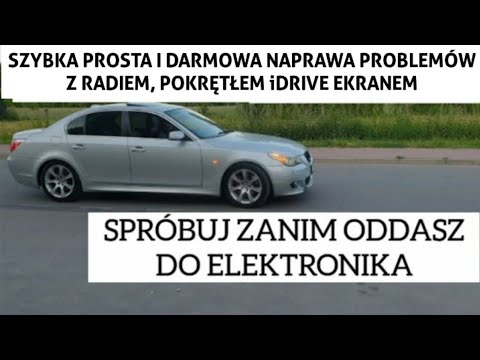 PROBLEMY Z RADIEM, EKRANEM, IDRIVEM. ODŁĄCZENIE MODUŁU MULF. BMW E60 930A MASK ERROR, FFF2 BŁĄD.