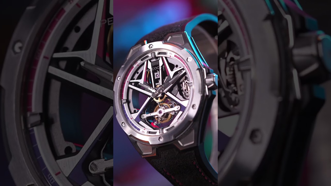Peacock Top Racing Tourbillon Watch