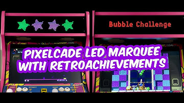Pixelcade LED Marquee and RetroAchievements Demo