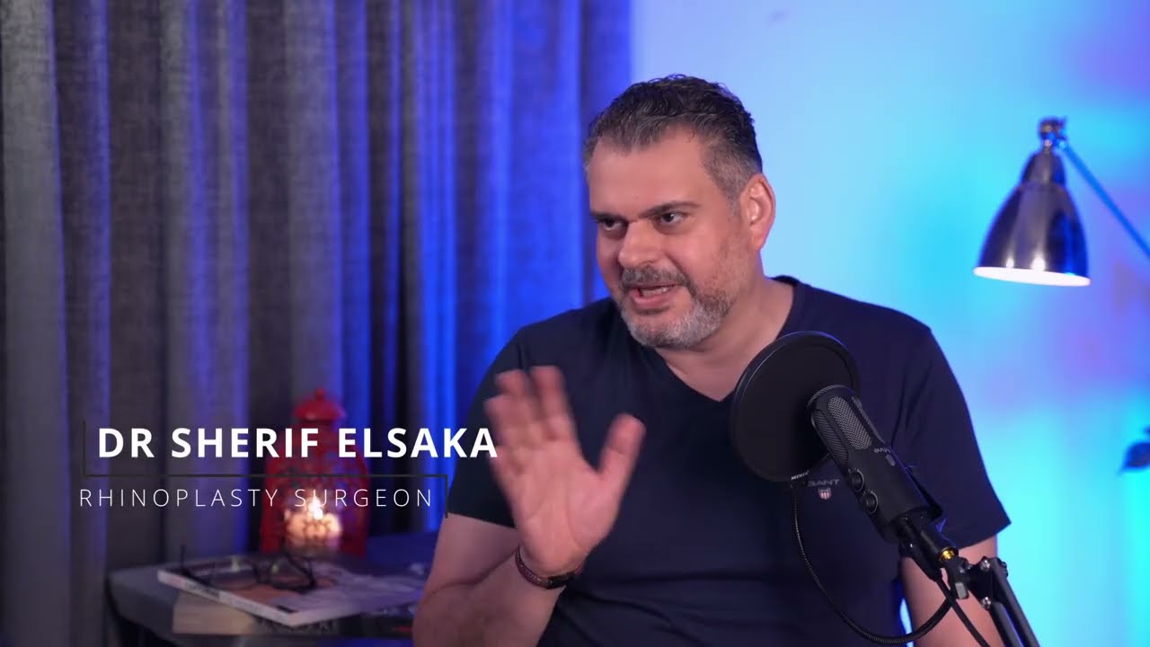 تجميل الانف و تجميل الانف الوظيفي... بودكاست فى العياده افاده