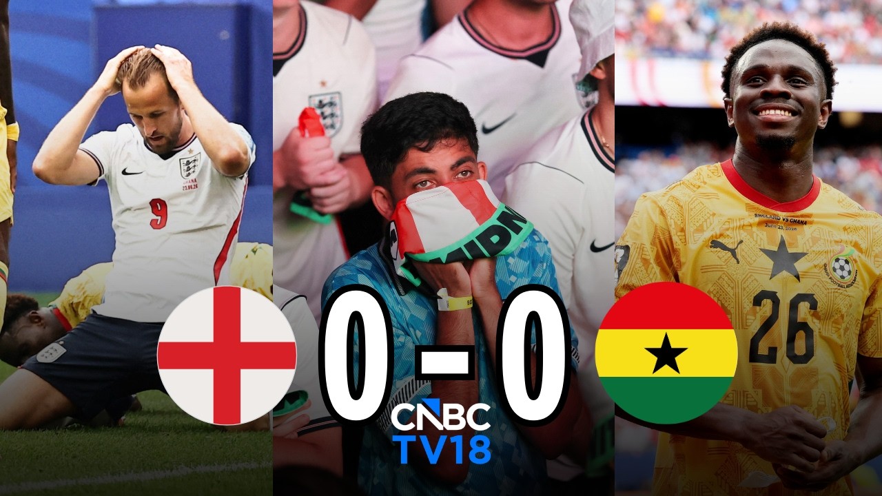 England Held By Ghana As Three Lions Set Unwanted World Cup Record | FIFA World Cup | Kane | N18G