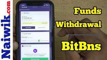 How to withdraw funds from Bitbns app to your Bank account