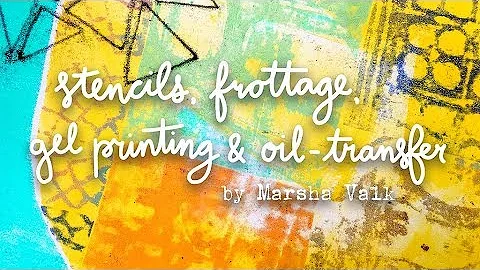 Stencils, Frottage, Gel Printing & Oil Transfer | ...