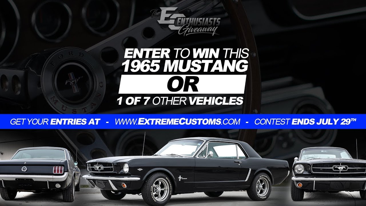 Win this 1965 Mustang! - The EC Enthusiast Giveaway