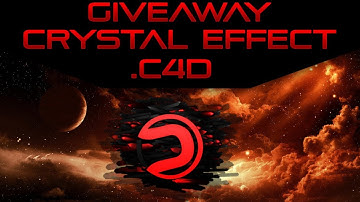 Giveaway "Crystal Effect" for Cinema 4D. Download in description