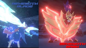 Pokemon Sword and Shield: Zacian and Zamazenta Signature Moves