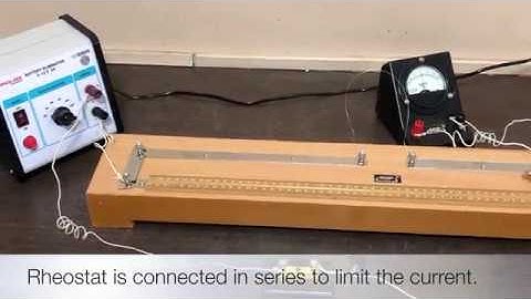 Meter Bridge Experiment - Determination Of Unknown Resistance