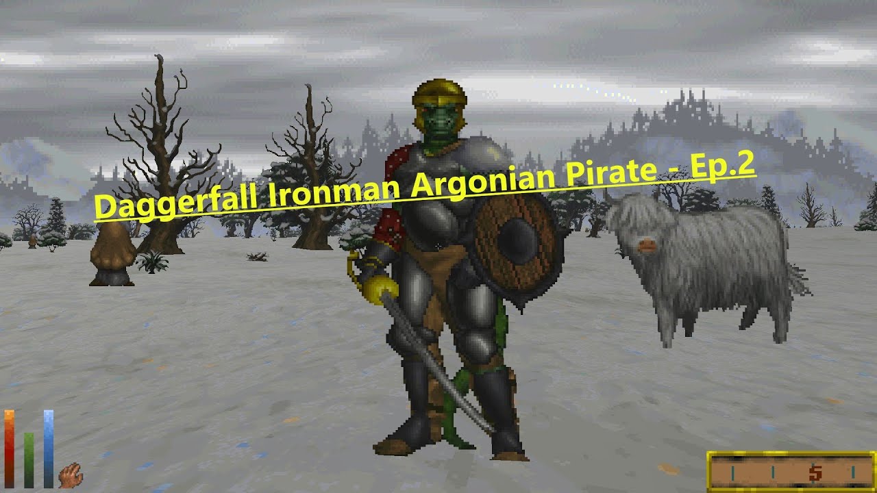 Daggerfall Let's Play - Ironman Argonian Pirate Ep. 2 - YouTube