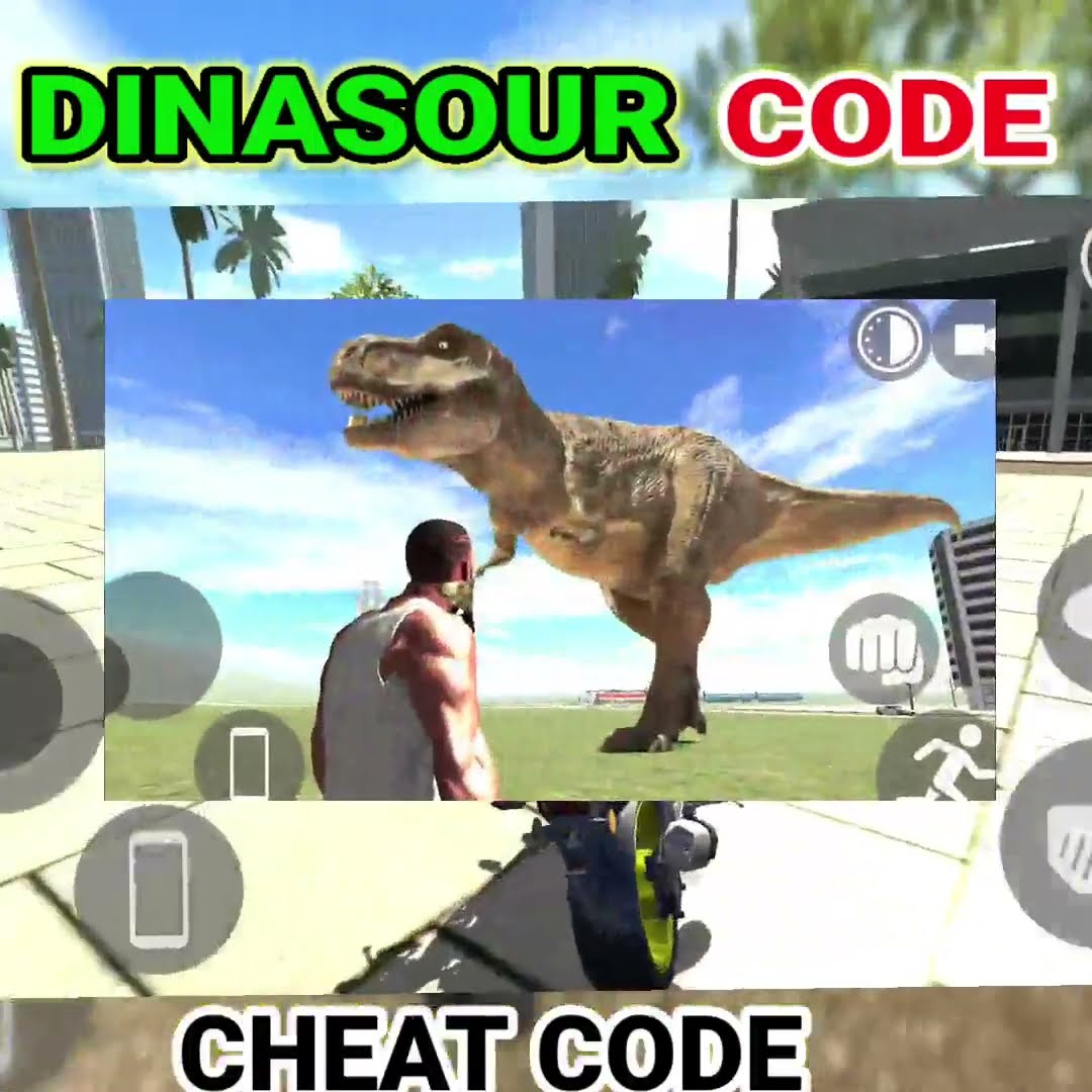 New Dinosour ?? Cheat Codes In Indian Bike Driving 3D | #indianbikedriving3d #shorts